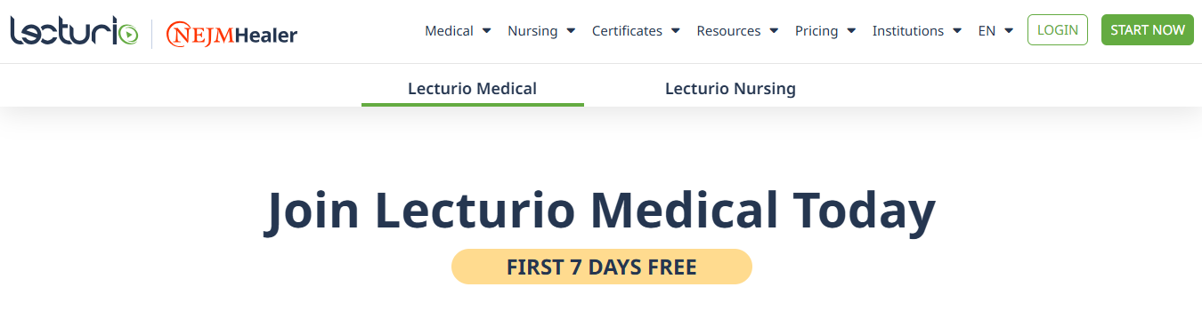 lecturio - Best AI For Medical Students