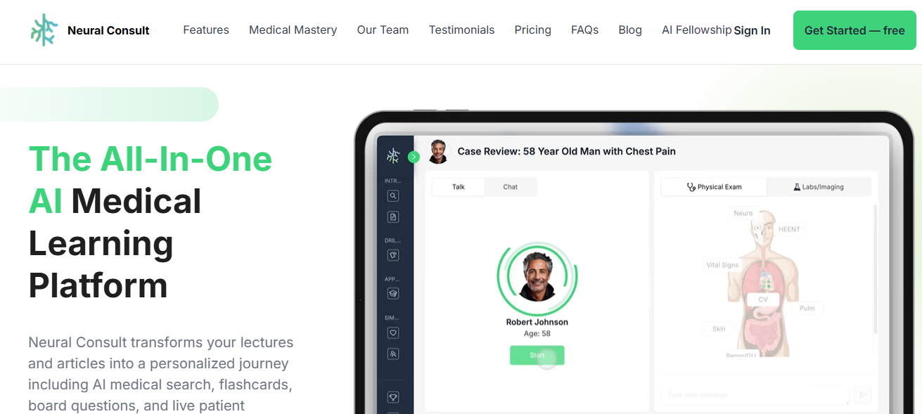 neural consult - Best AI For Medical Students