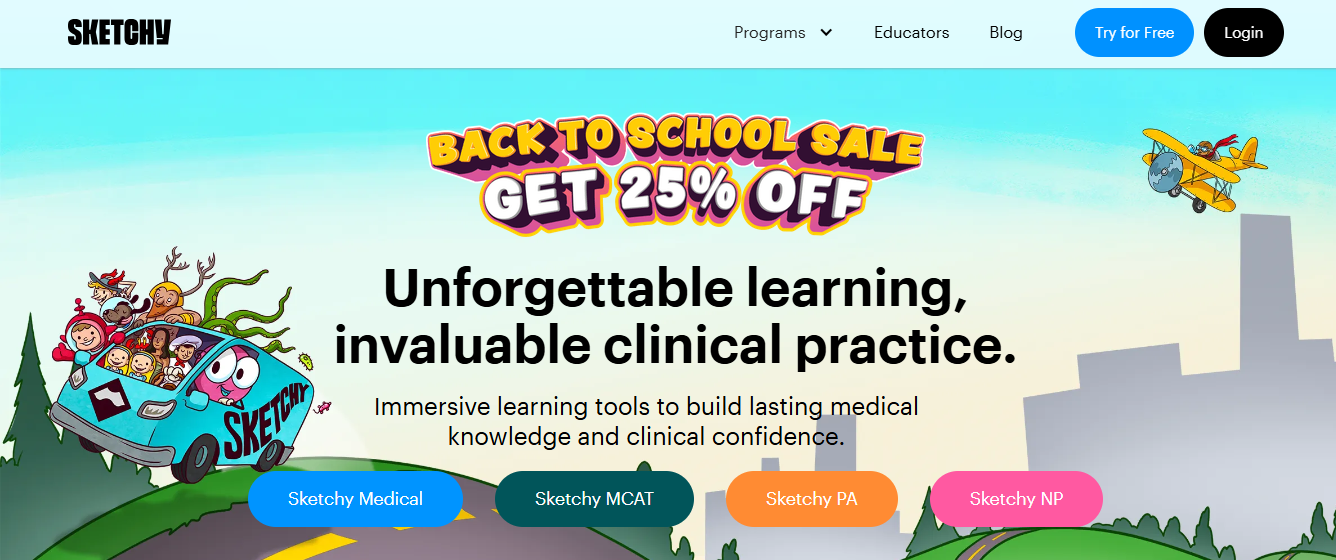 sketchy - Best AI For Medical Students