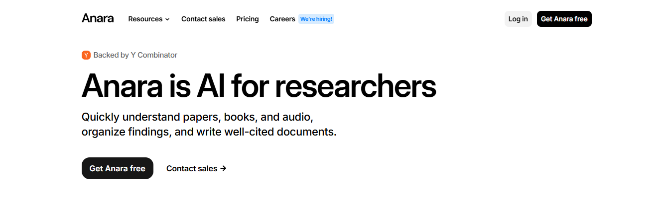 anara - Best AI For Medical Students
