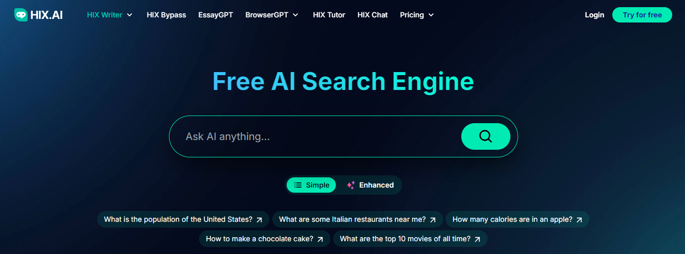 hix - Best AI Essay Writer For Students