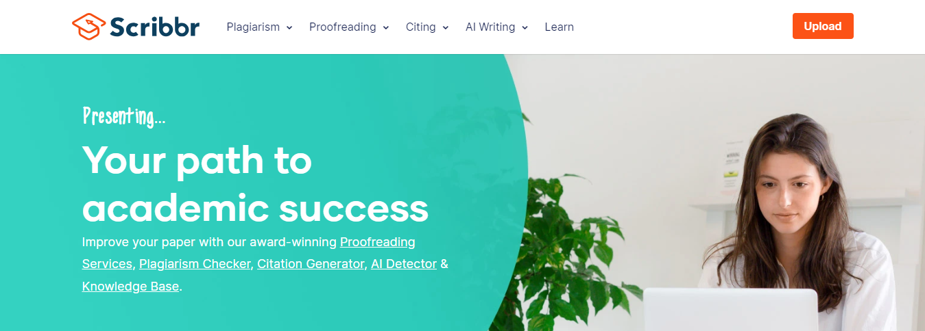 scribbr - Best AI Essay Writer For Students