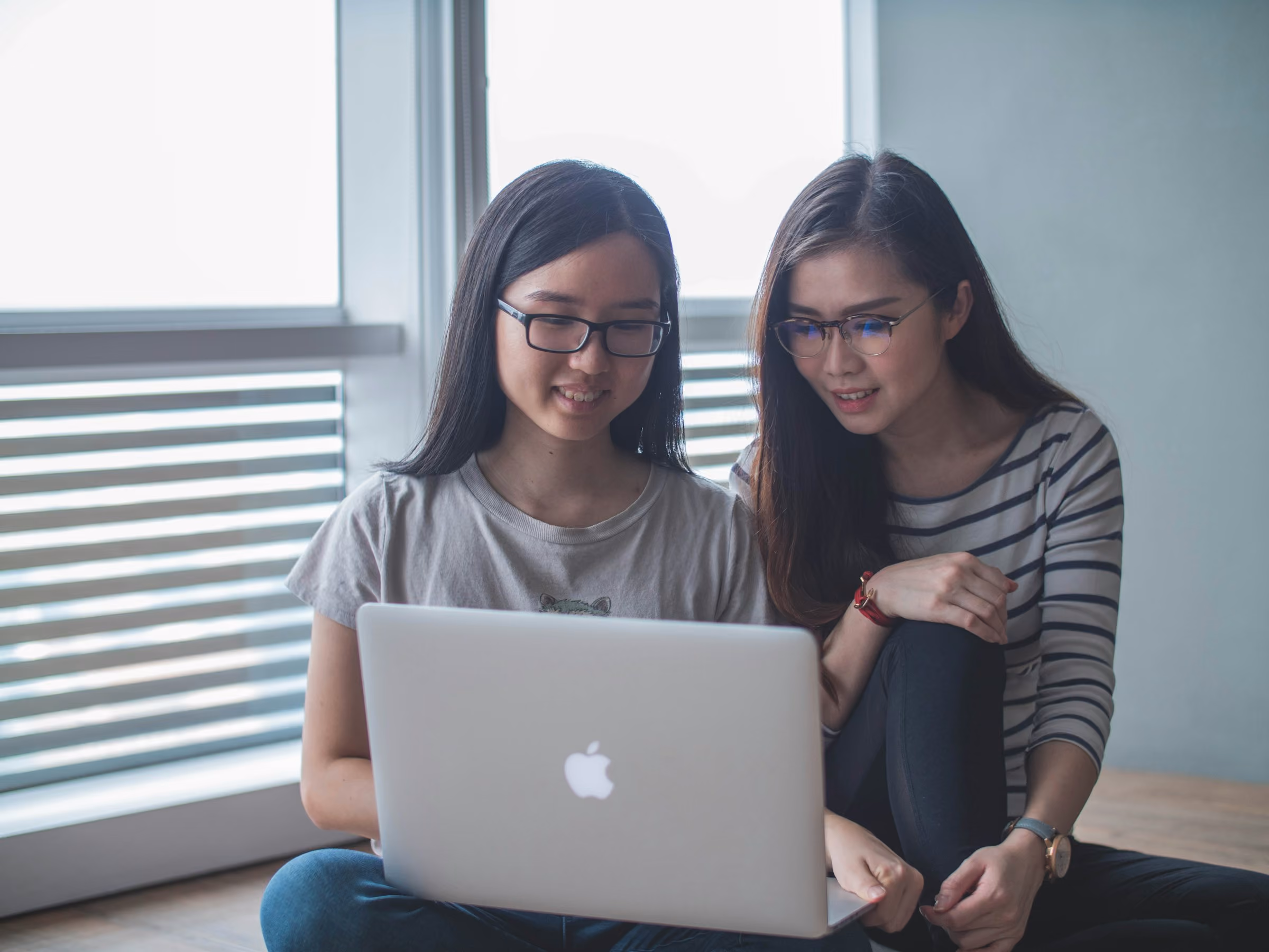 Girls Studying Together - Best AI For School Work