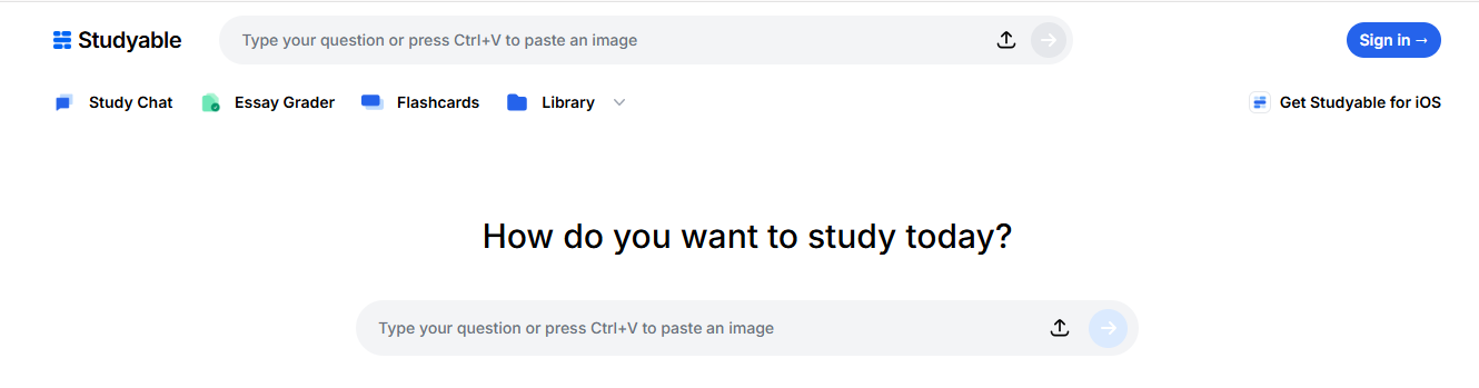 studyable - Best AI for Homework 