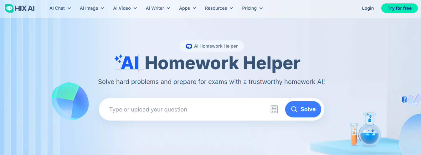 hix tutor - Best AI for Homework 