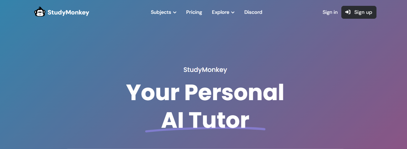 study monkey - Best AI for Homework 