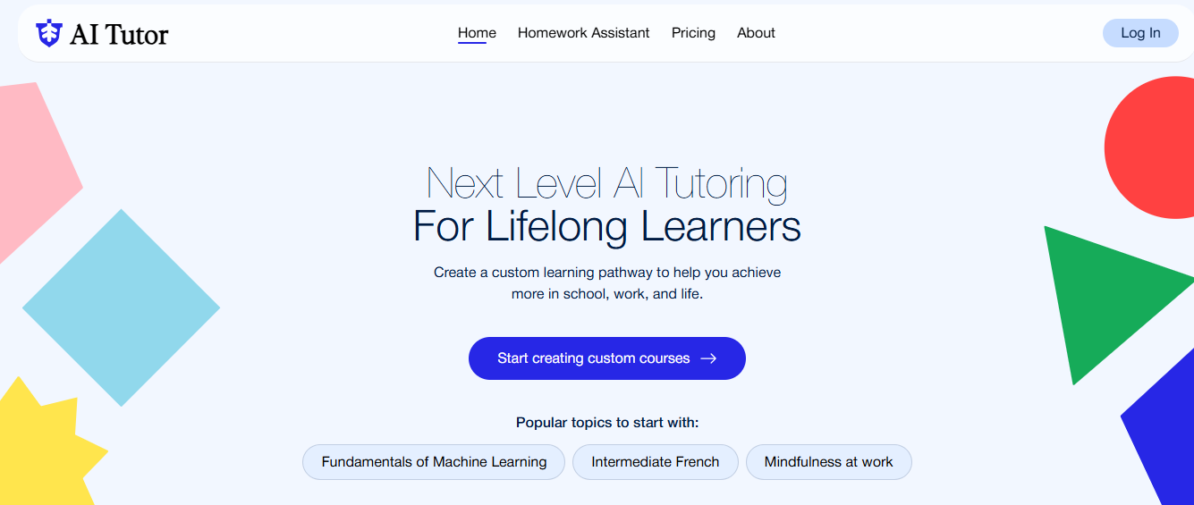 ai tutor - Best AI for Homework 