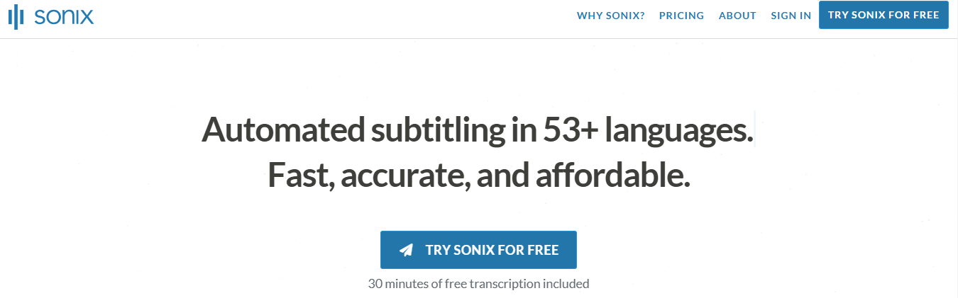 sonix - Otter.AI Alternatives
