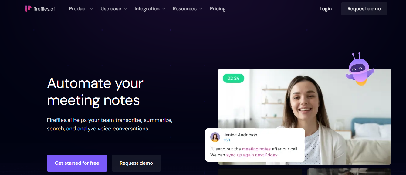 fire flies - Otter.AI Alternatives