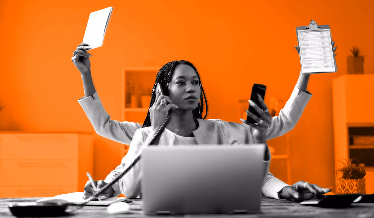 woman with multiple hands - How to Use AI for Work Productivity
