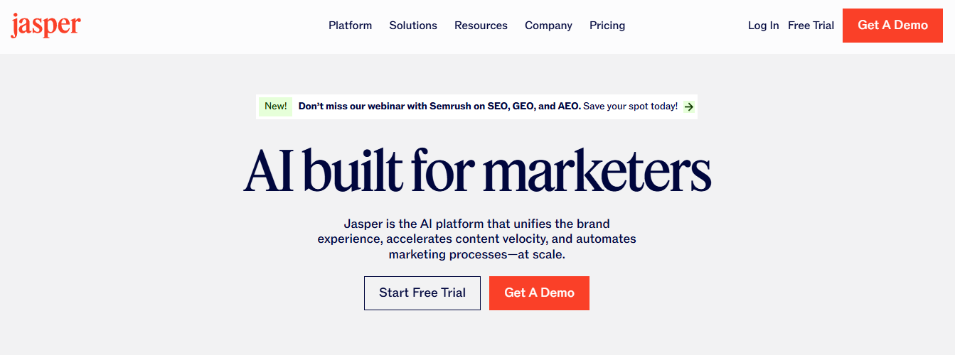 jasper - Best AI Productivity Tools