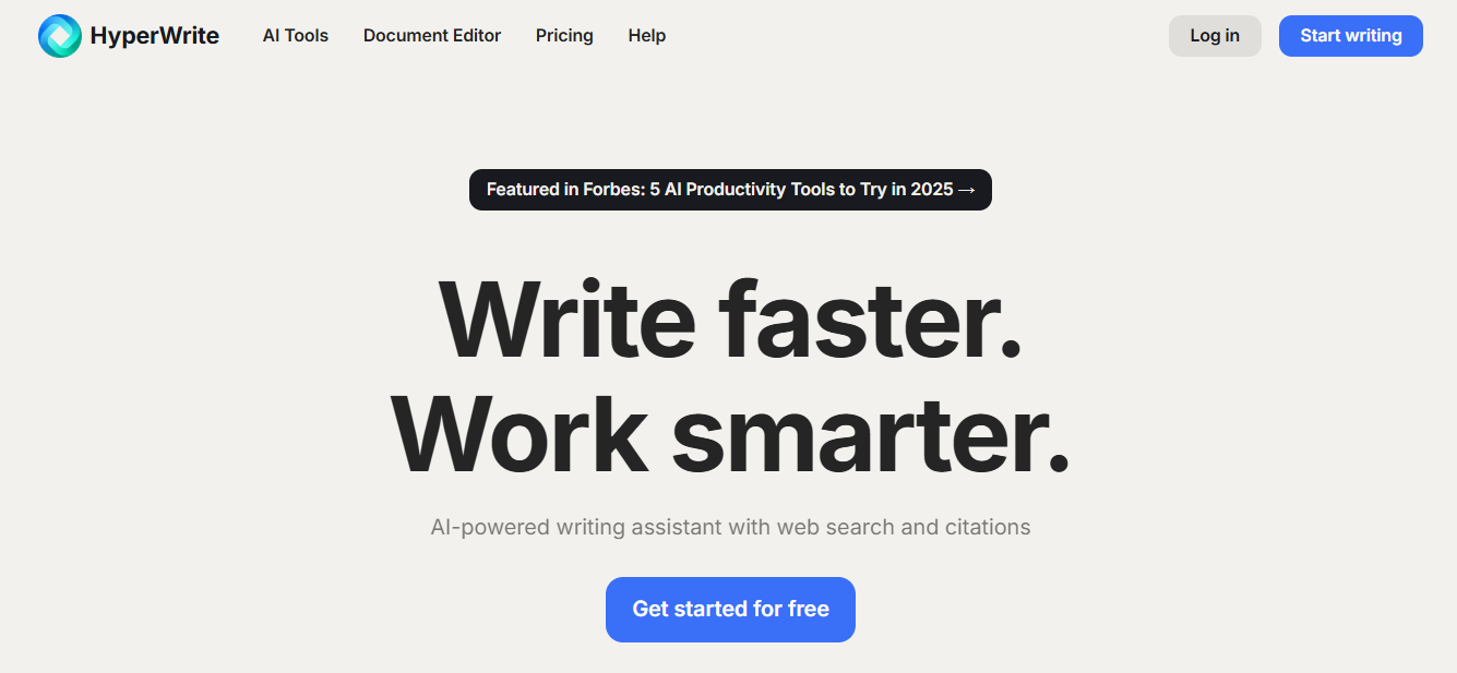 hyper write - Best AI for Project Management