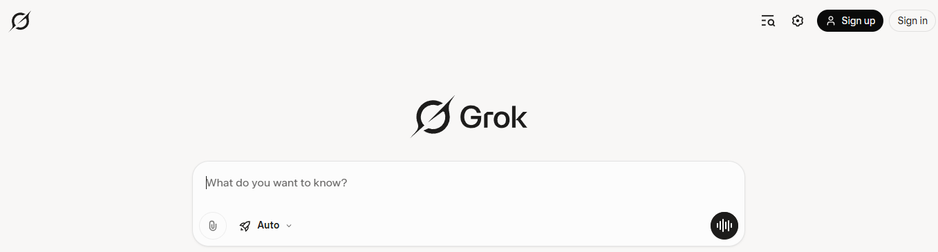 grok - Best AI Productivity Tools