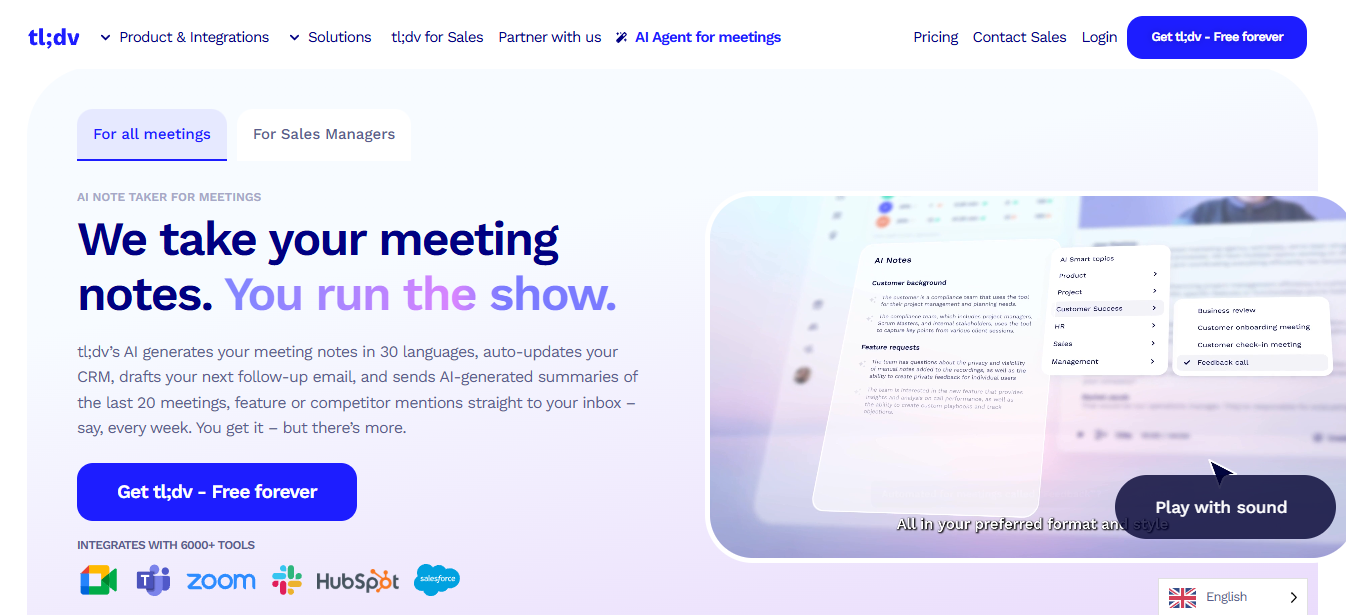avoma - Best AI Productivity Tools