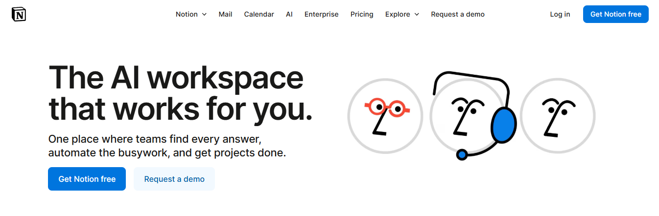 notion - Best AI for Project Management