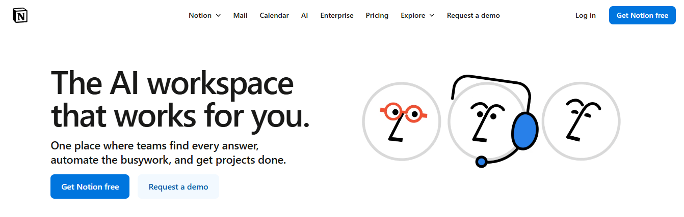 notion - Best AI for Project Management