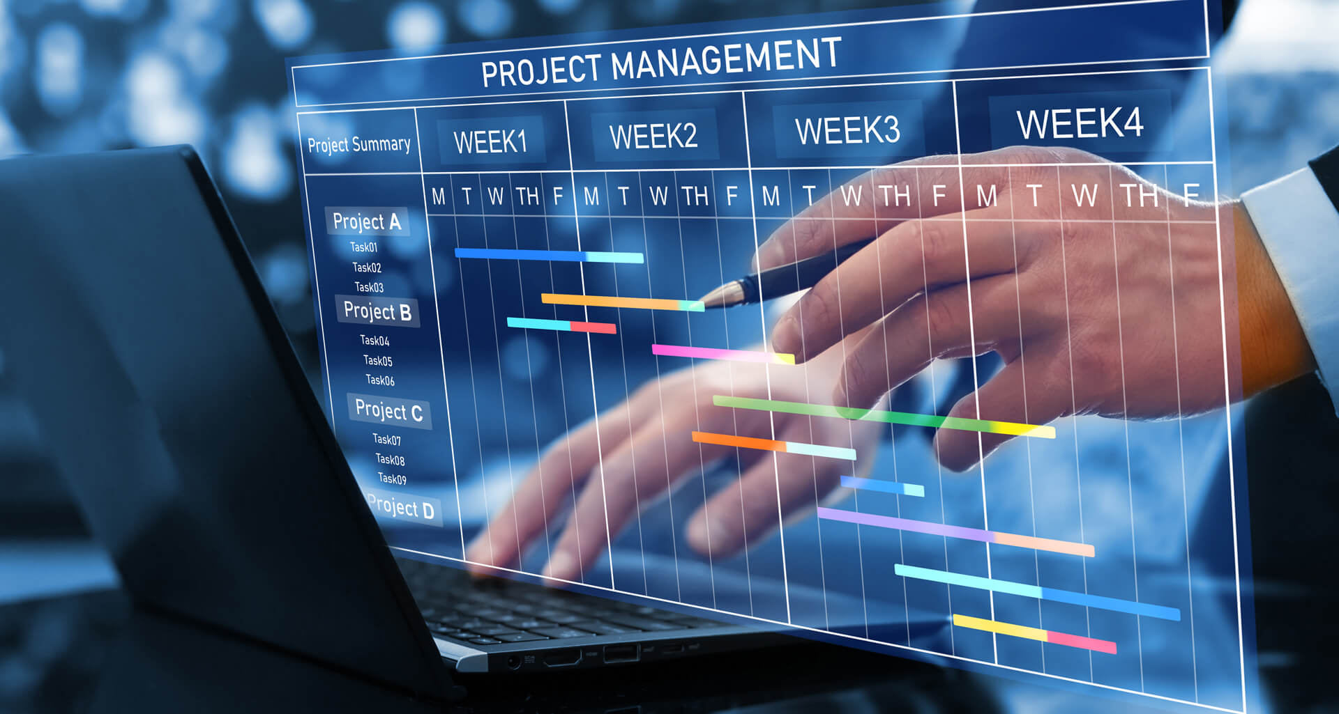 man using a laptop - Best AI for Project Management