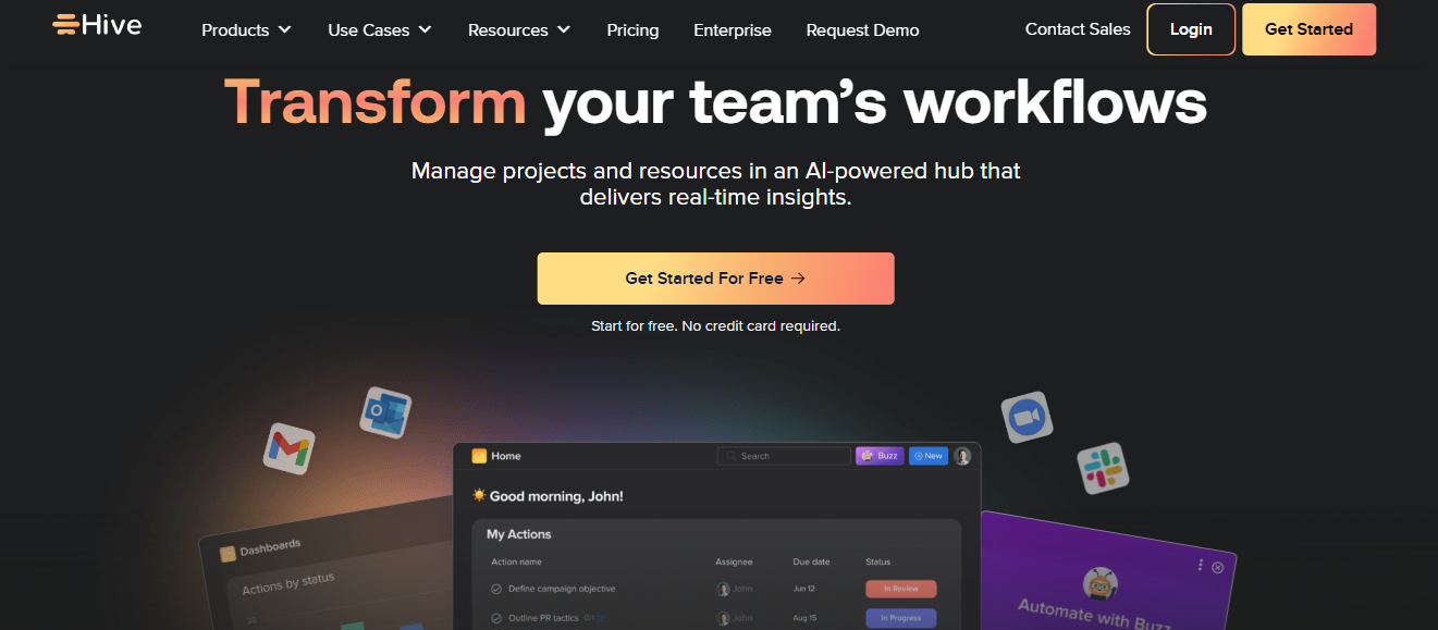 hive - Best AI for Project Management