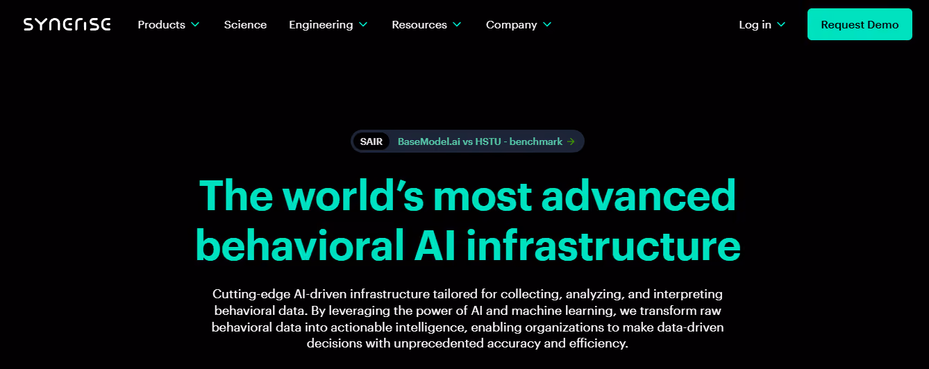 synerise - Best AI for Market Research