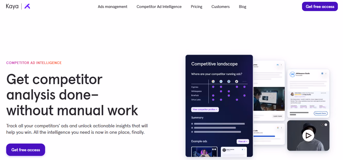kaya - Best AI for Market Research