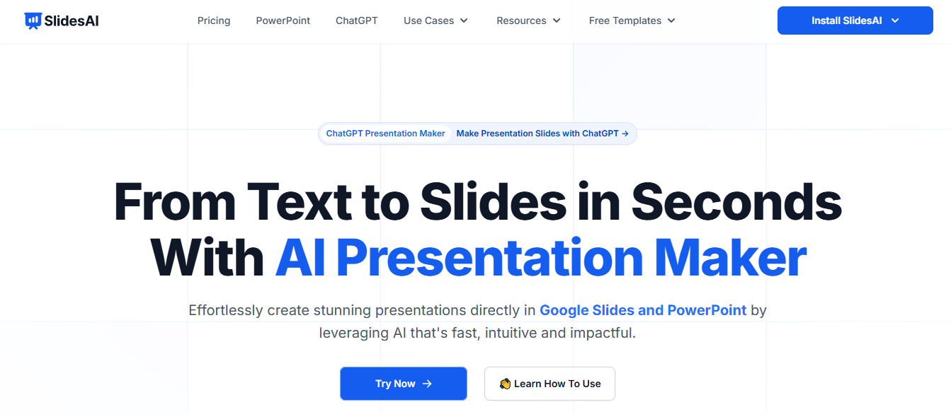 slides ai - Best AI for Market Research
