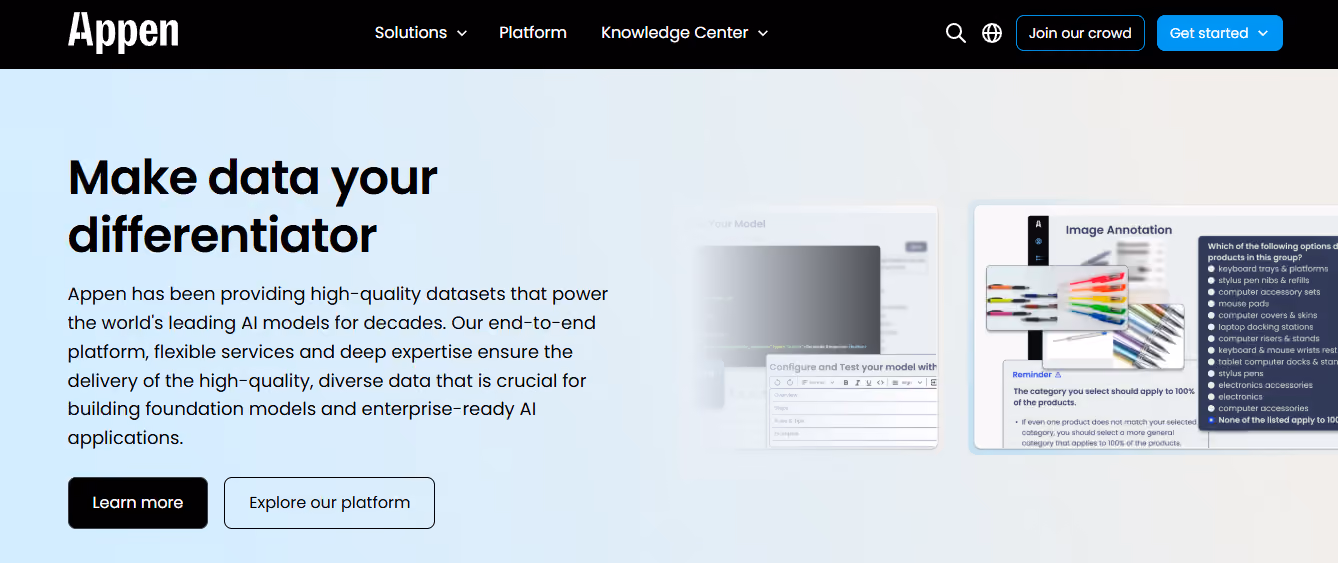 appen - Best AI for Market Research