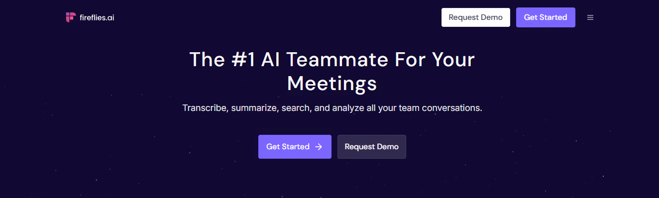 fireflies - Best AI Meeting Note Taker