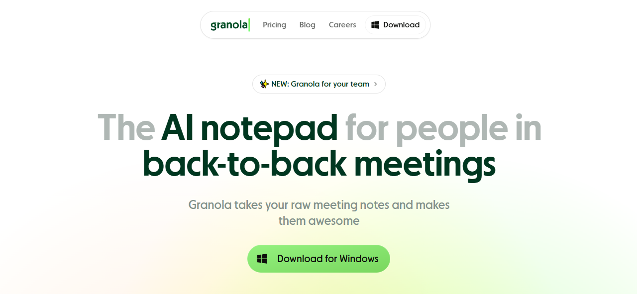 granola - Best AI Meeting Note Taker