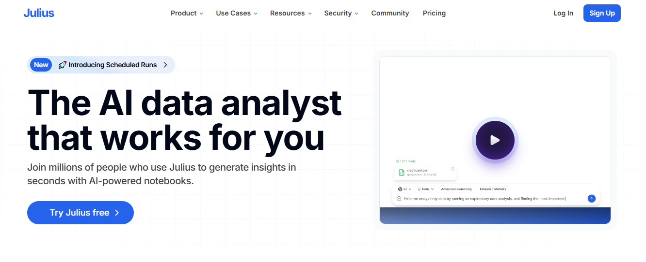 julius - Best AI Tools for Product Managers