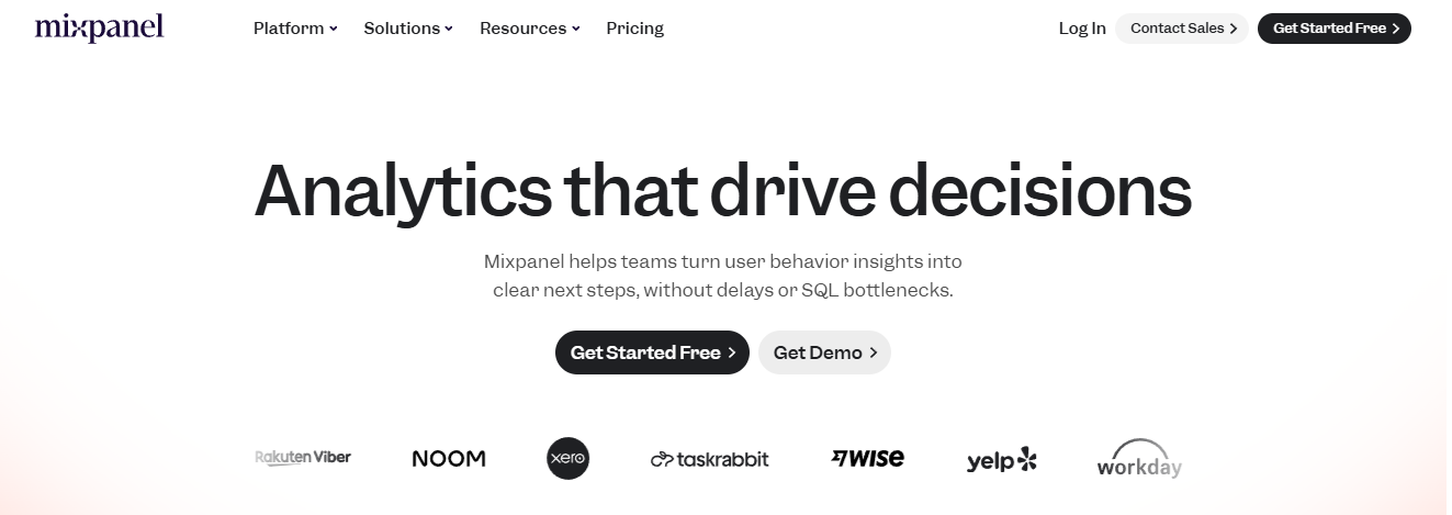 mix panel - Best AI Tools for Product Managers