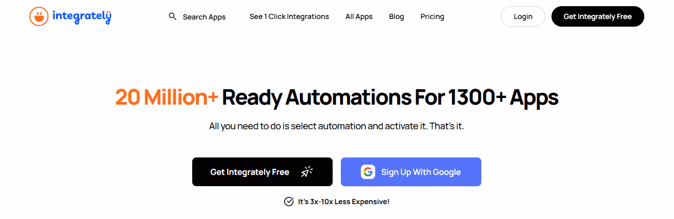 integrately - Zapier Alternatives