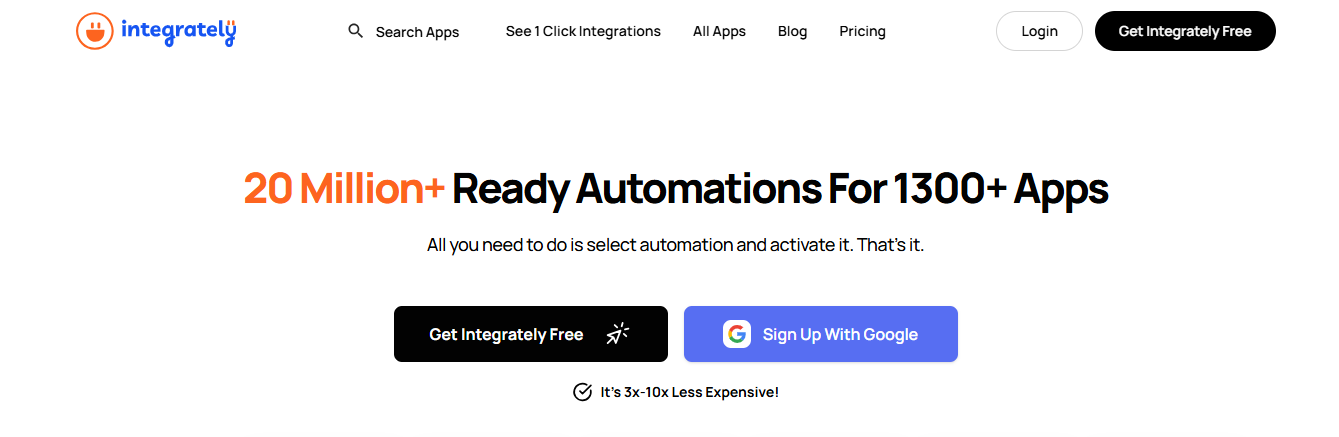 integrately - Workato Competitors