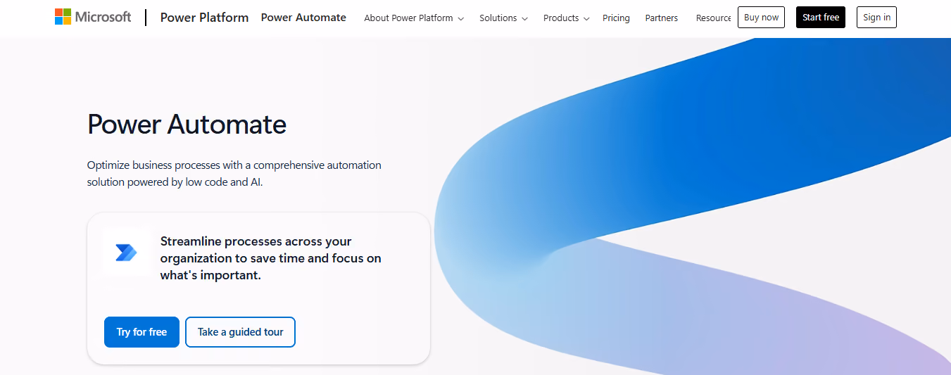 power automate - Workato Competitors