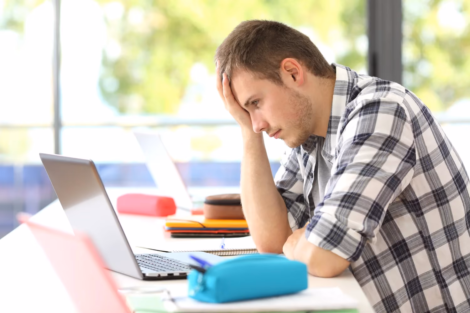 student looking tensed - What Is the Hardest Thing to Study in College