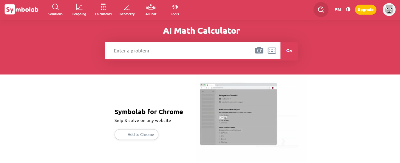 symbolab - Can AI Solve Math Problems