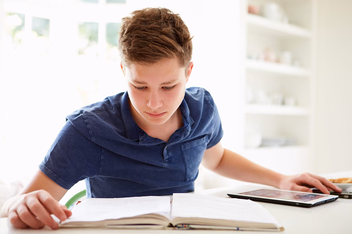 a student studying - Study Strategies for High School Students