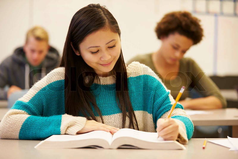 woman writing - Study Tips for Middle School