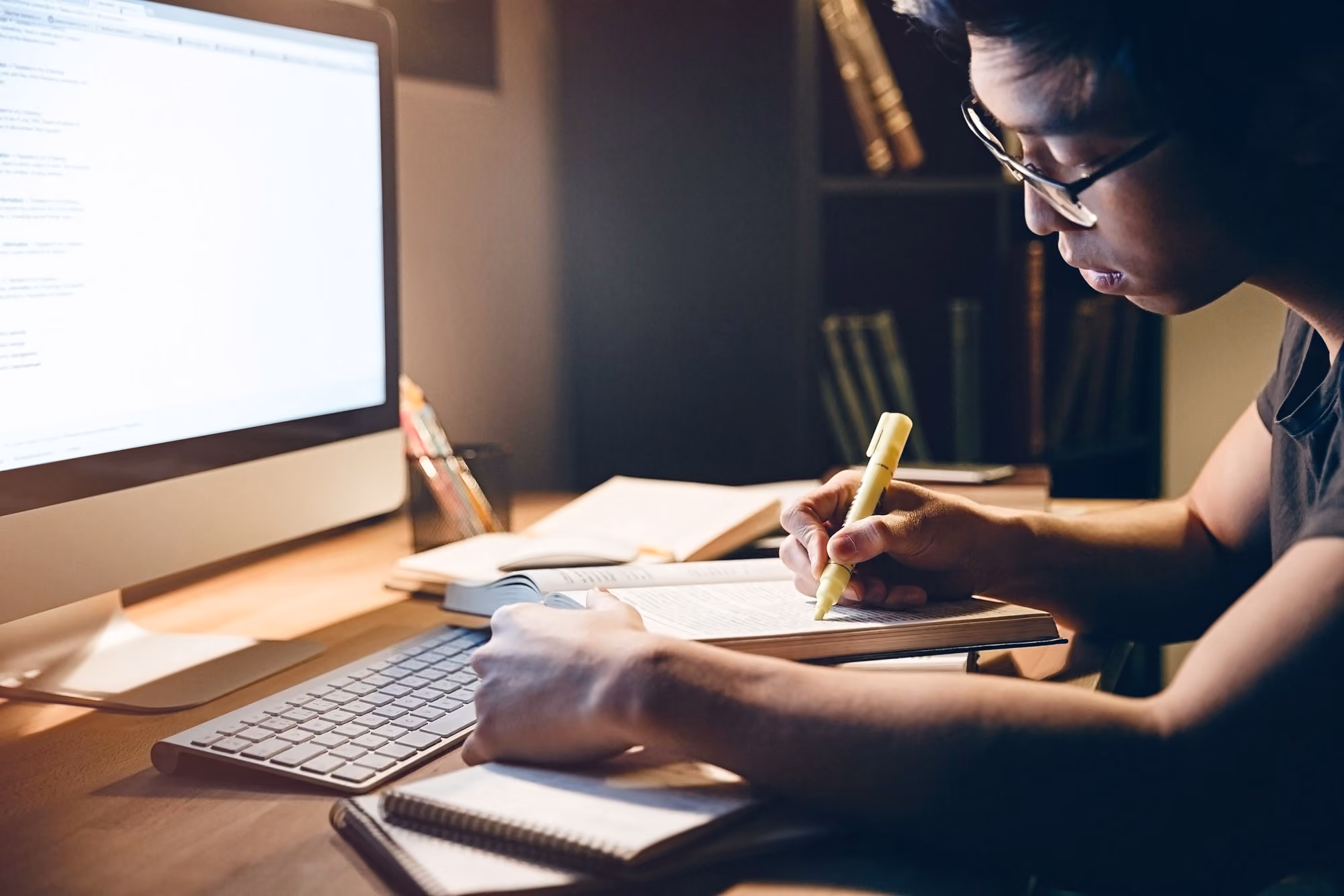 student studying - Good Study Habits for College