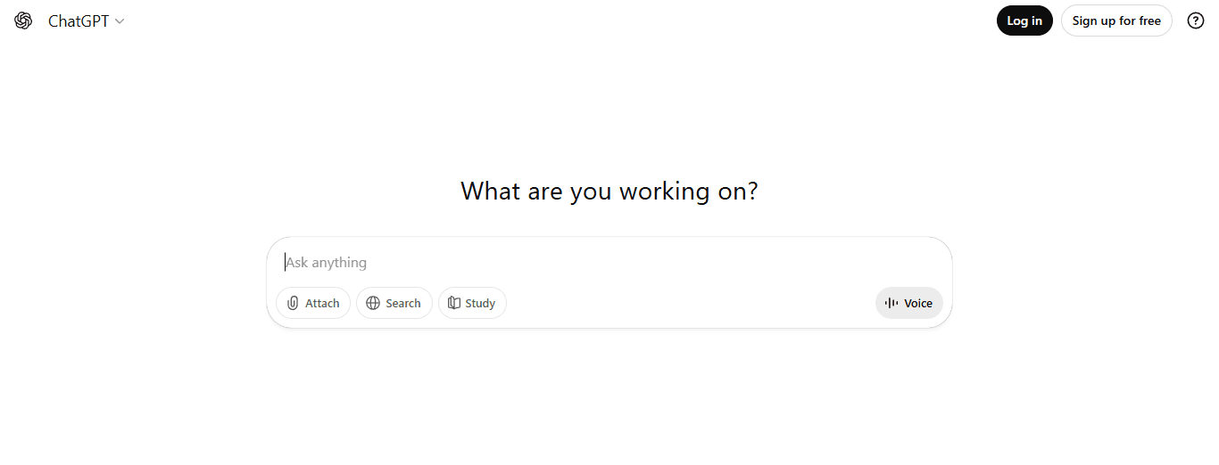 ChatGPT  - Best AI Websites for Students