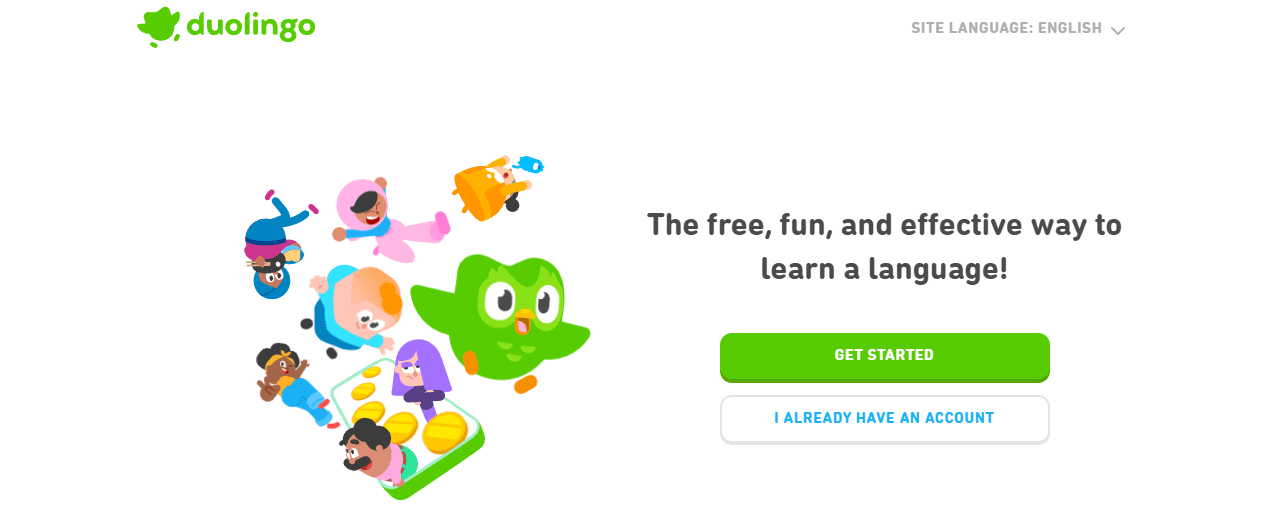 Duolingo  - Best AI Websites for Students