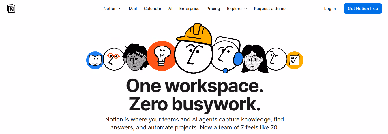 Notion  - Best AI Websites for Students