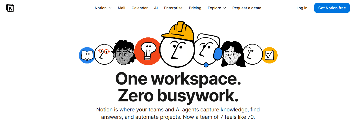 Notion  - Best AI Websites for Students