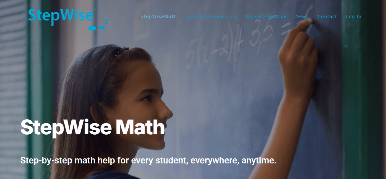 Stepwise Math   - Best AI Websites for Students