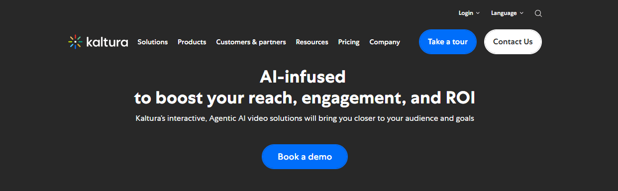 Kaltura  - Best AI Websites for Students