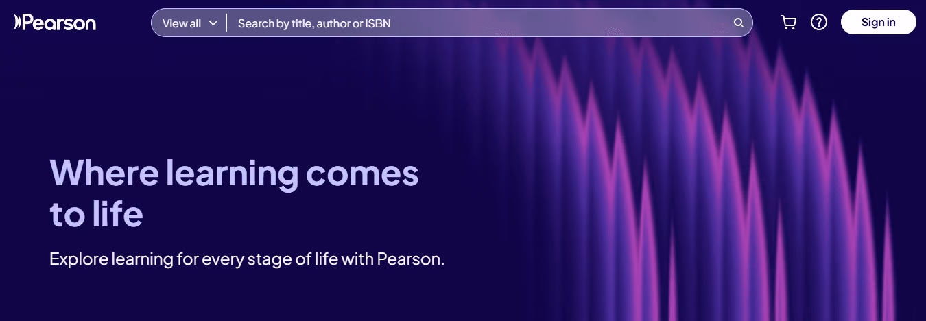 Pearson  - Best AI Websites for Students