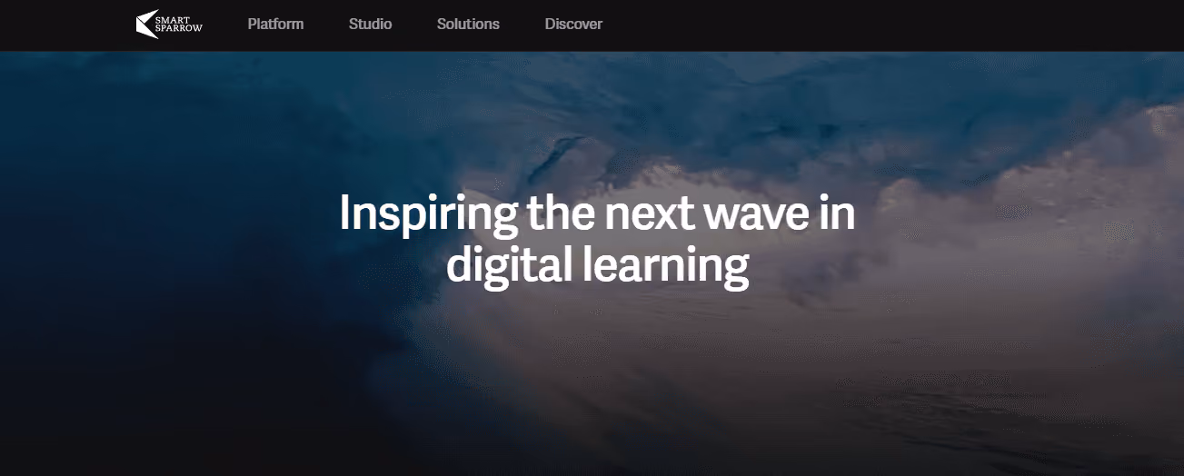 Smart Sparrow  - Best AI Websites for Students