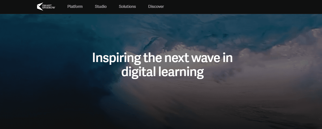 Smart Sparrow  - Best AI Websites for Students