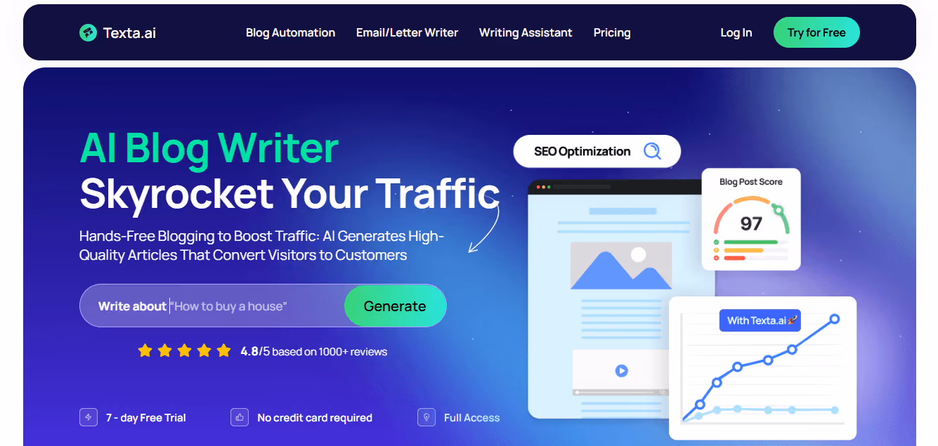 Texta  - Best AI Websites for Students