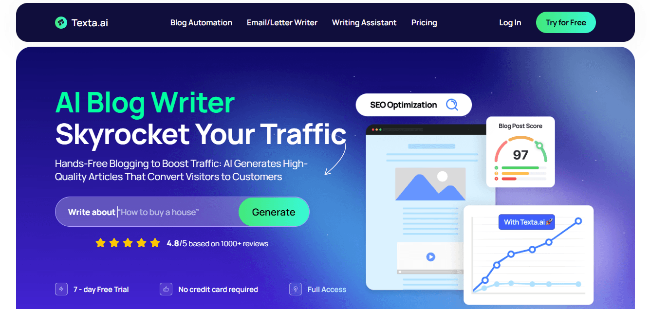 Texta  - Best AI Websites for Students