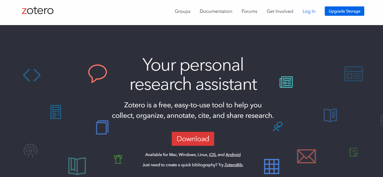 Zotero   - Best AI Websites for Students